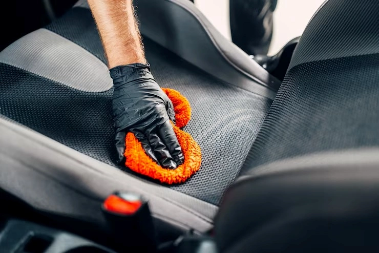 Limpeza de estofados de carros